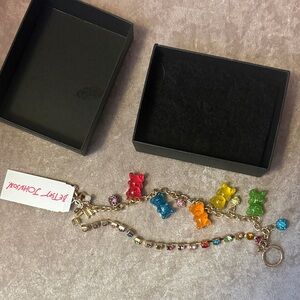 Betsey Johnson Charm Bracelet w Bear Charms! BNWT!